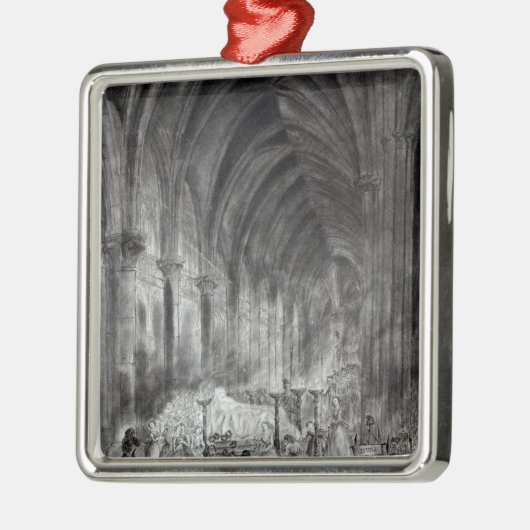 De begrafenis van Jean Paul Marat Metalen Ornament (Links)