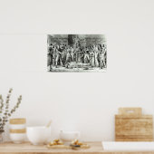 De begrafenis van Jean Paul Marat Poster (Keuken)
