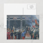 De begrafenis van Louis Pasteur Briefkaart (Voorkant / Achterkant)