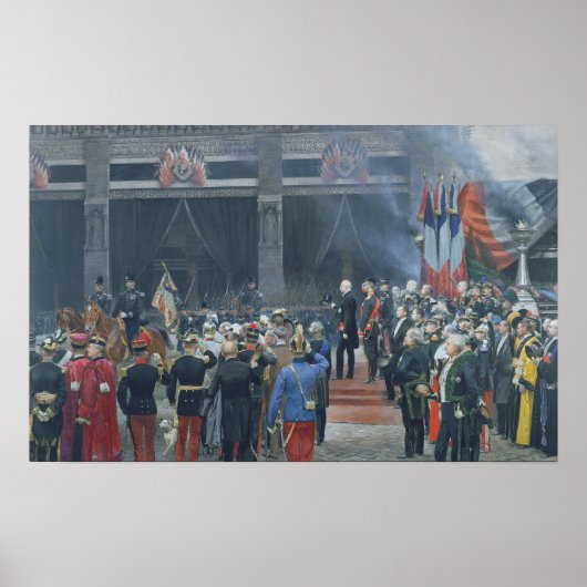 De begrafenis van Louis Pasteur Poster (Voorkant)