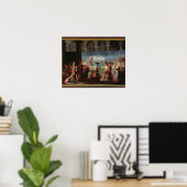 De begrafenis van Marat in de Oude Kerk Poster (Thuiskantoor)