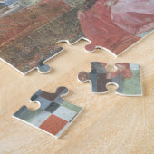 De begrafenis van St. Stephen, detail van de cyclu Legpuzzel (Zijkant)