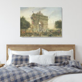 De begrafenis van Victor Hugo 1885 Canvas Afdruk (Insitu (Slaapkamer))