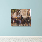 De begrafenis van Victor Hugo Canvas Afdruk (Insitu (Houten vloer))