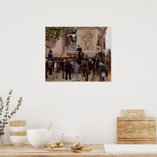 De begrafenis van Victor Hugo Poster (Keuken)