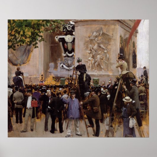 De begrafenis van Victor Hugo Poster (Voorkant)