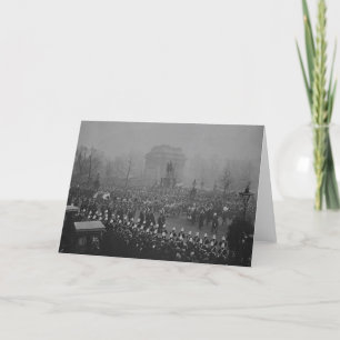 De begrafeniscortege van de koningin Victoria Kaart