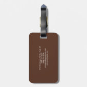 De begrensde hoek verschillende kleuren twee gesne bagagelabel (Achterkant verticaal)