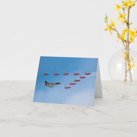 De Begroeting XH558 van Vulcan Kaart (Gele Bloem)