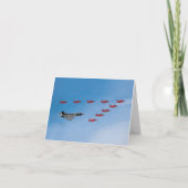 De Begroeting XH558 van Vulcan Kaart (Voorkant)