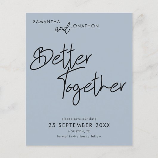 De begroting beter samen Stusty Blauw sparen de Da (Voorkant)