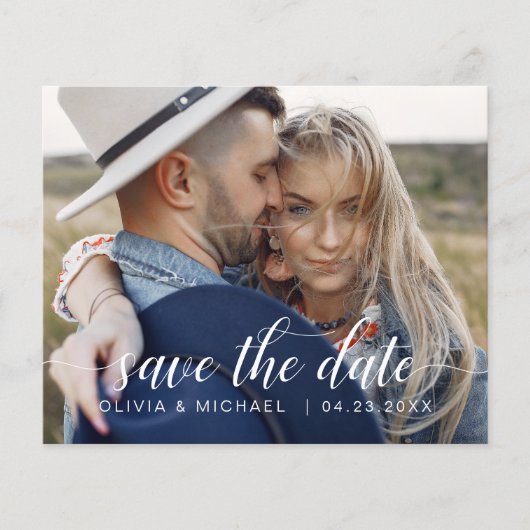 De begroting bewaart de Datum Witte Handgeschreven (Voorkant)