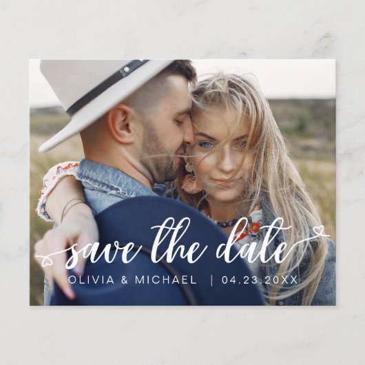 De begroting bewaart de Datum Witte Handgeschreven (Voorkant)