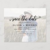 De begroting bewaart de Datum Witte Handgeschreven Flyer (Achterkant)