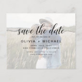 De begroting bewaart de Datum Witte Handgeschreven Flyer (Achterkant)