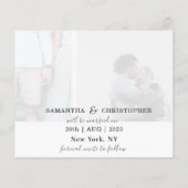 De begroting bewaart de Datum Zwarte & Witte Malpl (Achterkant)