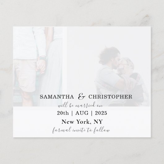 De begroting bewaart de Datum Zwarte & Witte Malpl (Achterkant)