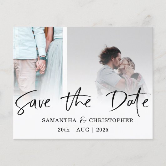 De begroting bewaart de Datum Zwarte & Witte Malpl (Voorkant)