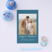 De begroting eenvoudig Blauwgroen sparen de Datum Flyer (Enkel)