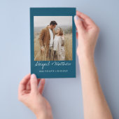 De begroting eenvoudig Blauwgroen sparen de Datum Flyer (Hand)