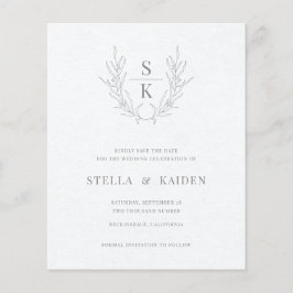 De begroting Floral laat schetsen trekken sparen d