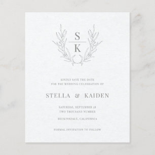 De begroting Floral laat schetsen trekken sparen d