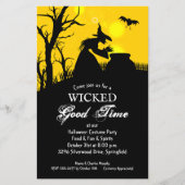 De begroting Halloween Invites van de begroting va (Voorkant)