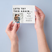 de begroting laat dit opnieuw proberen verandert d flyer (Hand)