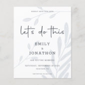 De begroting laat dit verlaten Stusty Blauw sparen (Voorkant)