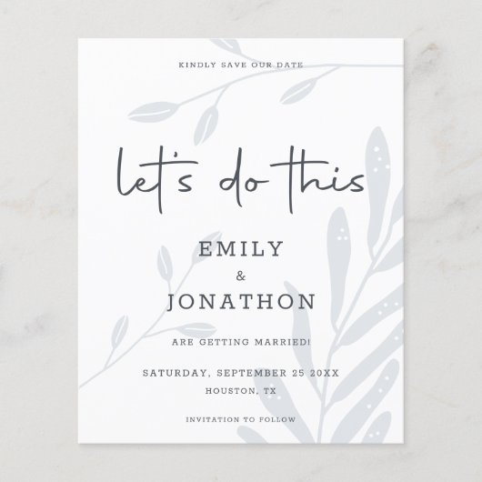 De begroting laat dit verlaten Stusty Blauw sparen (Voorkant)