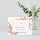 De begroting Pampas Grass Boho bewaart het Briefka Briefkaart (Staand voorkant)