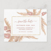 De begroting Pampas Grass Boho bewaart het Briefka Briefkaart (Voorkant)