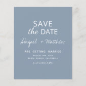 De begroting sparen de Datum Moderne Eenvoudige Ui (Achterkant)