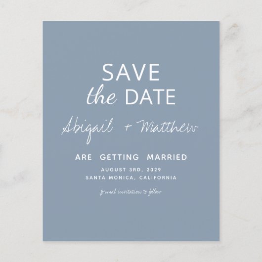 De begroting sparen de Datum Moderne Eenvoudige Ui (Achterkant)