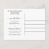 De Begroting van de Kalligrafie van de Foto van he Aankondigingskaart (Achterkant)