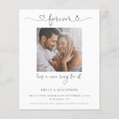 De begroting voor altijd heeft naar het Foto spare (Voorkant)