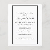 De begroting zwart-wit annuleert of verandert de D Flyer (Voorkant)