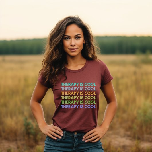 De behandeling is kool t-shirt