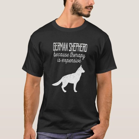 de behandeling van duitse herder is kostbaar bij d t-shirt (Voorkant)