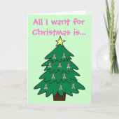 De Behandeling van Kerstmis Feestdagen Kaart (Voorkant)