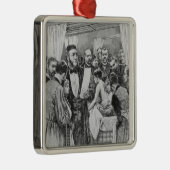 De behandeling van tuberculose metalen ornament (Rechts)