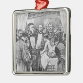 De behandeling van tuberculose metalen ornament (Links)