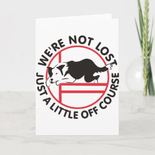 De Behendigheid van border collie van Cursus Kaart