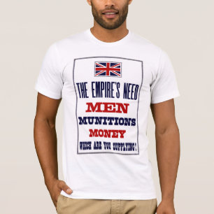 De behoefte van het Rijk ~ Mannen, munitie en geld T-shirt