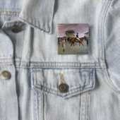 De behuizing van de eigenaar, Newmarket Vierkante Button 5,1 Cm (In situ)