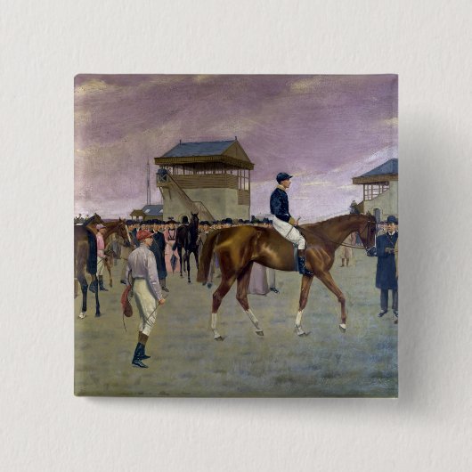 De behuizing van de eigenaar, Newmarket Vierkante Button 5,1 Cm (Voorkant)