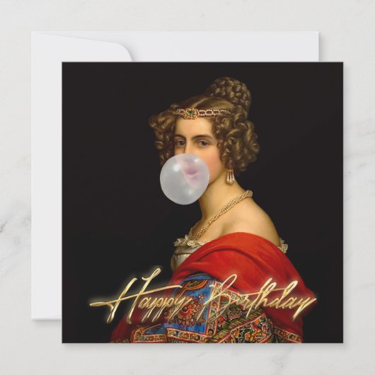 De Beierse schoonheid en Bubble Gum Happy Birthday (Voorkant)