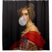 De Beierse schoonheid en de Bubble Gum Douchegordijn (Voorkant)