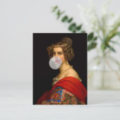 De Beierse schoonheid en de kauwgom	 Briefkaart (Staand voorkant)