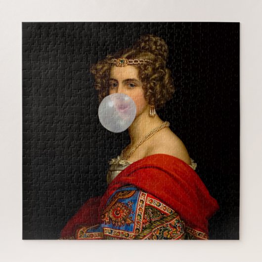De Beierse schoonheid en de kauwgom Legpuzzel (Verticaal)